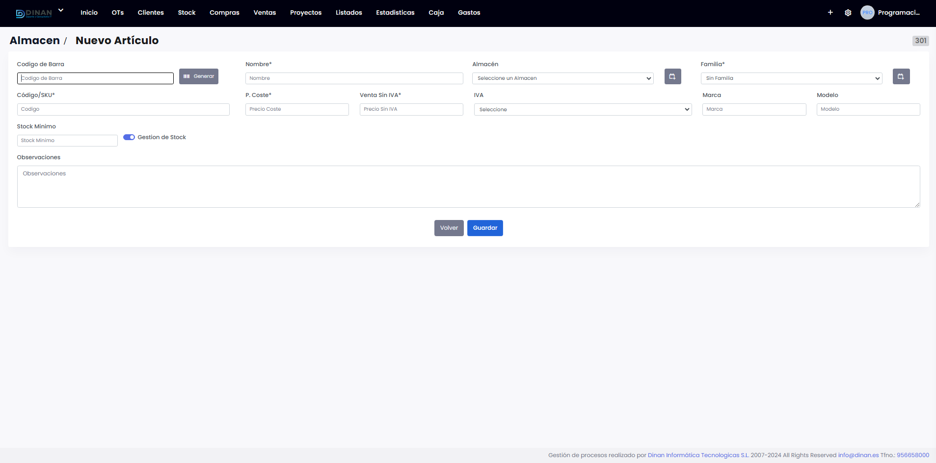 Una ilustración del proceso de creación de articulo